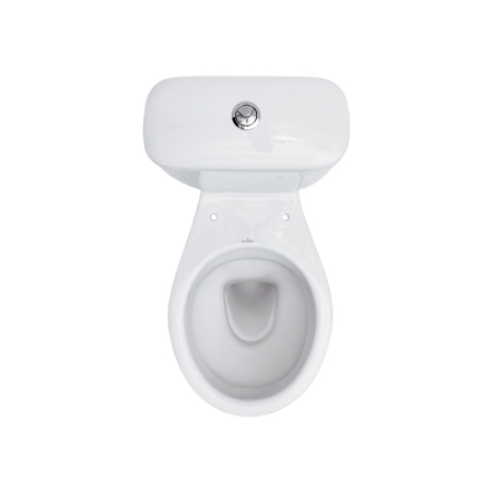 Set vas WC stativ Cersanit, President, cu rezervor si capac din polipropilena inclus, alb [4]