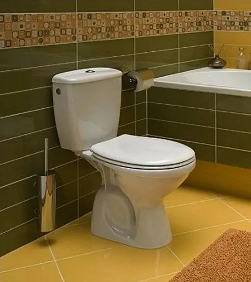 Baie - Set vas WC stativ Kolo, Idol, alb