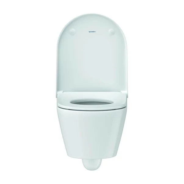 Set vas WC suspendat Duravit D-Neo Rimless compact 48 cm cu capac softclose [1]