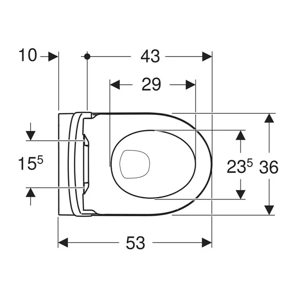 Set vas wc suspendat Geberit iCon rimfree alb cu capac softclose [2]