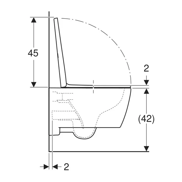 Set vas wc suspendat Geberit iCon rimfree alb cu capac softclose [1]