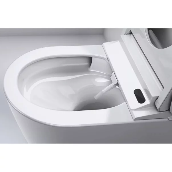 Set vas WC suspendat Grohe Sensia Pro Rimless cu functie bideu electric alb lucios si capac softclose [11]