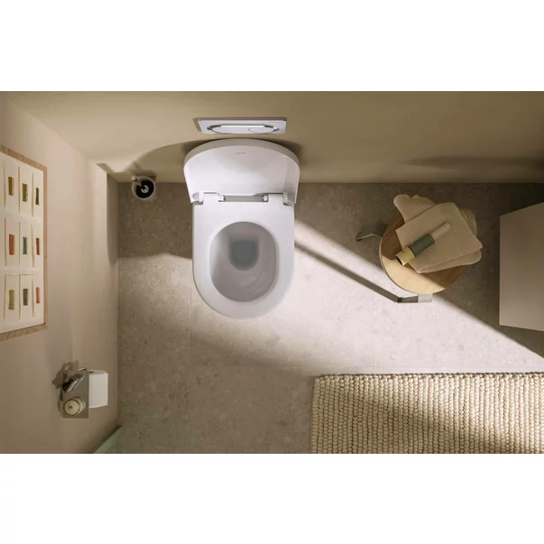Set vas WC suspendat Hansgrohe GladeLake S AquaChannel Flush cu capac inchidere normala [2]