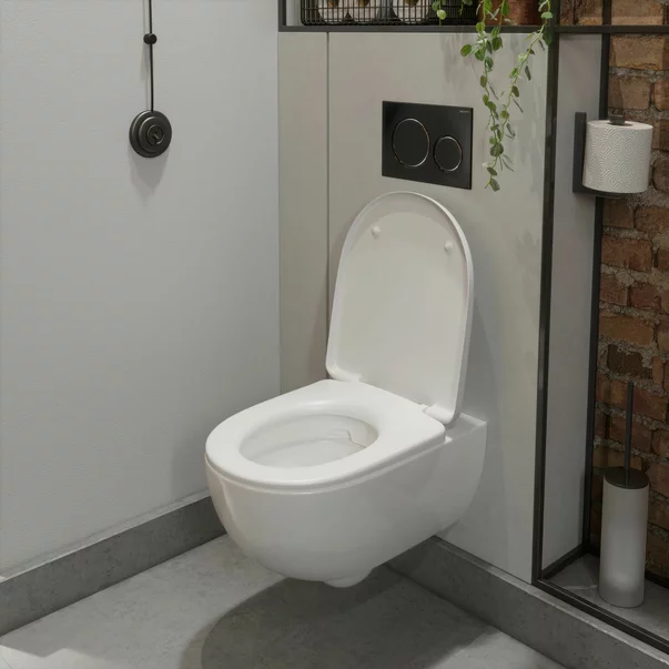 Set vas wc suspendat rimfree cu capac Geberit Selnova Premium [4]