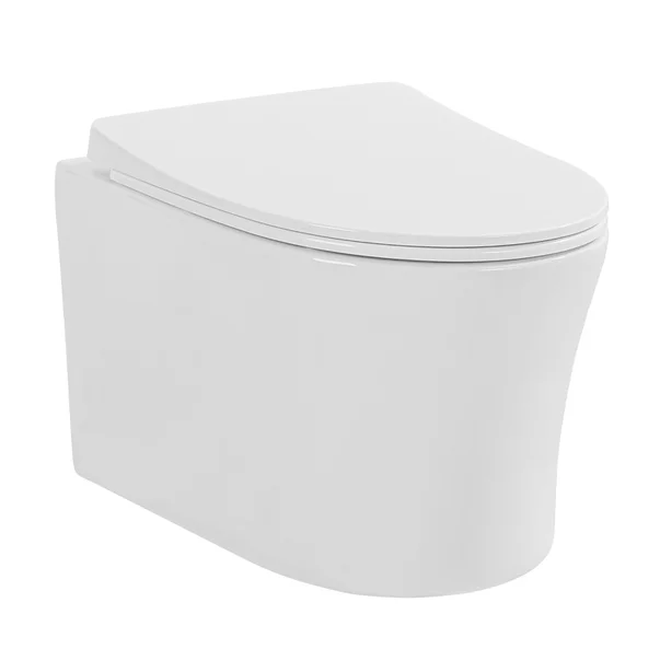 Set vas wc suspendat rimless si capac softclose Quick Release Fluminia Isolda [0]