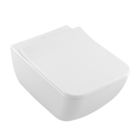 Baie - Set vas wc suspendat Venticello Villeroy&Boch cu capac slim softclose