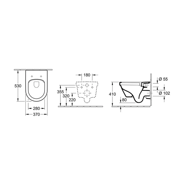 Set vas WC suspendat Villeroy&Boch Architectura rimless alb cu capac softclose [2]