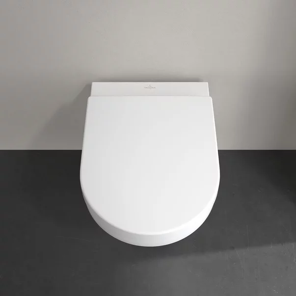 Set vas WC suspendat Villeroy&Boch Arhitectura TwistFlush Rimless cu capac softclose [3]