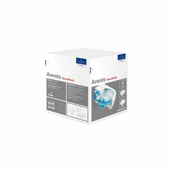 Set vas wc suspendat Villeroy&Boch Avento Direct Flush cu capac soft close [5]