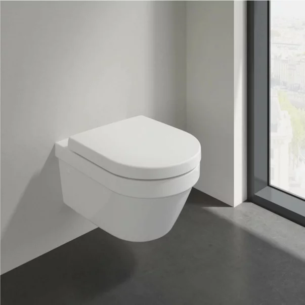 Set vas wc suspendat Villeroy&Boch Omnia Architectura DirectFlush cu capac softclose alb [4]
