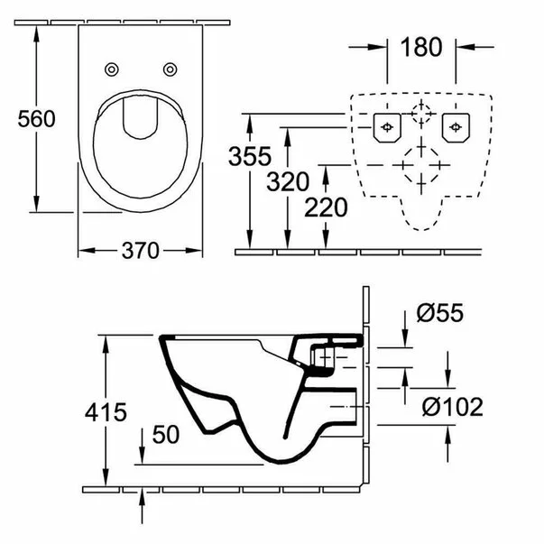 Set vas wc suspendat Villeroy&Boch Subway 2.0 DirectFlush cu capac slim soft close [2]