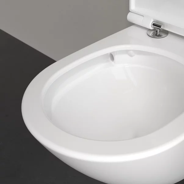 Set vas WC suspendat Villeroy&Boch Universo TwistFlush Rimless alb alpin cu capac softclose [7]