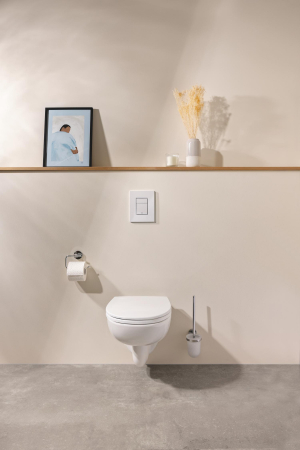 Set WC Grohe 112949SH00, Bau Ceramic, suspendat, Rimless, capac SoftClose, alb [9]