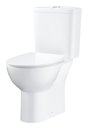 Set WC Grohe 39942000, 364 mm, 776 mm, 626 mm, capac softclose, pe podea, interior zona montaj, jet de apa, Alb [3]