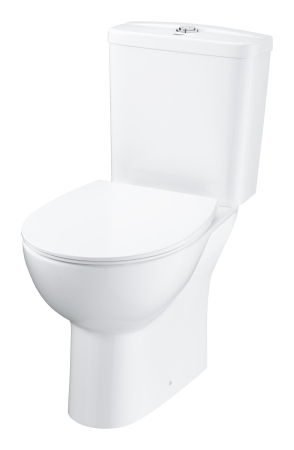Set WC Grohe 39942000, 364 mm, 776 mm, 626 mm, capac softclose, pe podea, interior zona montaj, jet de apa, Alb [2]