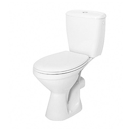 Vase WC - Set WC stativ, Kolo, Idol, cu evacuare orizontala, rezervor si capac inclus, alb