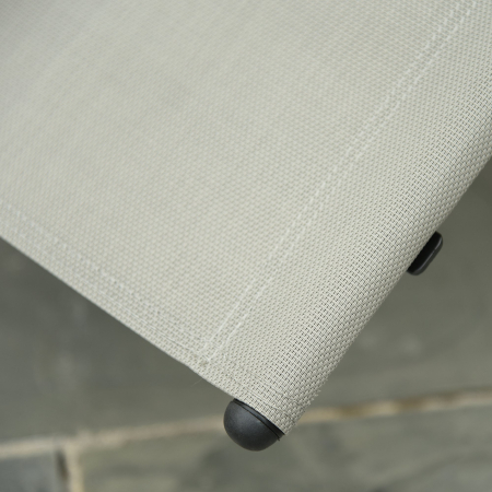  Sezlong Balansoar de Gradina cu buzunar lateral si pernuta, in Metal 62L x 88L x 165Hcm [8]