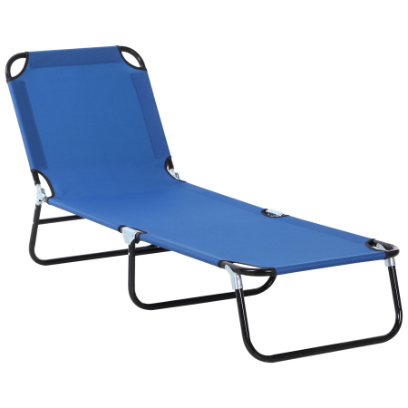 Mobilier gradina si terasa -  Sezlong de Gradina cu Spatar Reglabil in 5 Pozitii, Sezl
