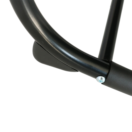  Sezlong Leagan pentru Extern in Otel Invelit in Textilen, Negru [7]