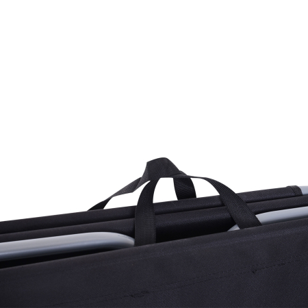  Sezlong pentru Gradina Pliabil din Metal si Tesut Oxford Respirabil [6]