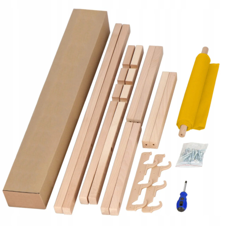 Sezlong pliabil din lemn de fag, autoasamblare, 120kg, gri deschis [10]