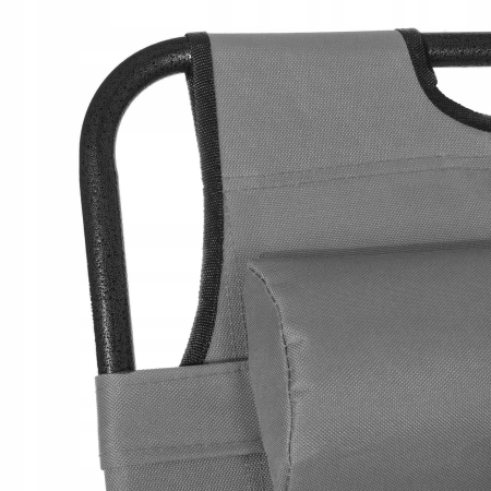 Sezlong pliabil GC13, Relax Zero Gravity, 80x60x153cm, Gri [10]