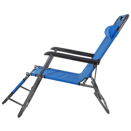 Sezlong pliabil GC4, Relax Zero Gravity, 80x60x153cm, Albastru deschis [11]