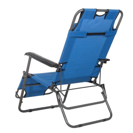 Sezlong pliabil GC4, Relax Zero Gravity, 80x60x153cm, Albastru deschis [13]