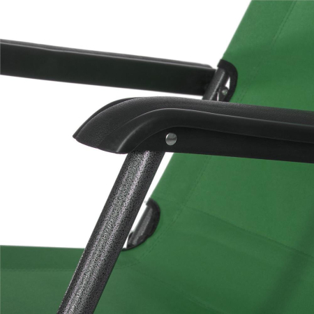 Sezlong pliabil SERSIMO GC5, Relax Zero Gravity, 80x60x153cm, Verde [7]