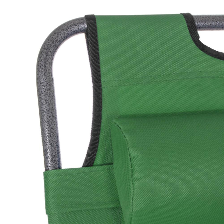Sezlong pliabil SERSIMO GC5, Relax Zero Gravity, 80x60x153cm, Verde [6]