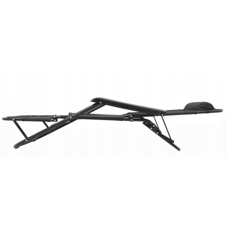 Sezlong pliabil  Relax Zero Gravity, 80x60x153cm, Negru [9]