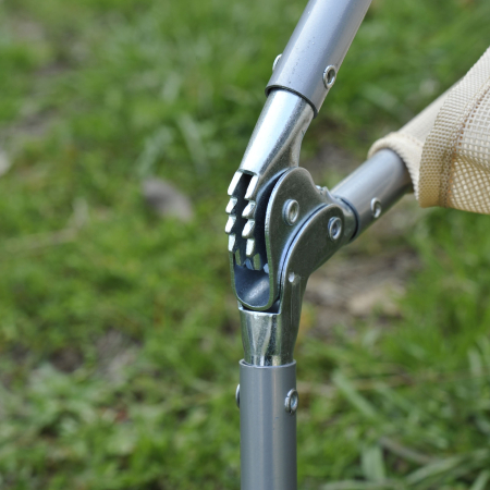  sezlong pliabil si reglabil, 182x56x28cm, crem [8]