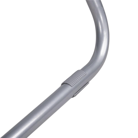 Sezlong pliabil Zero Gravity cu sezut din textilene, capacitate 120 kg, 60x185x96 cm, gri [8]