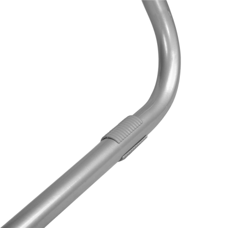 Sezlong pliabil Zero Gravity cu sezut din textilene, capacitate 120 kg, 60x185x96 cm, gri deschis [9]