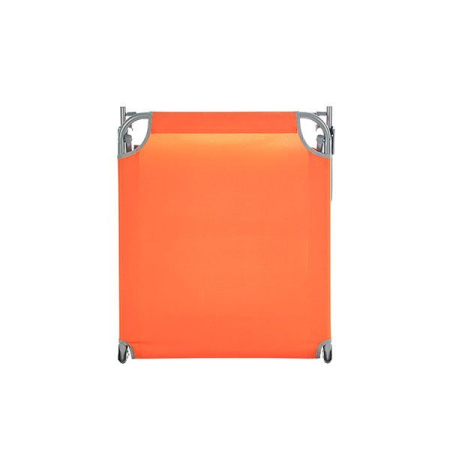 Sezlong pliant  186 x 56 cm, pentru plaja sau gradina, portocaliu, capacitate 110kg [1]