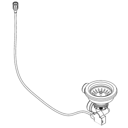 Instalatii sanitare - Sifon chiuveta bucatarie Grohe 42588SD1, sita, otel, crom