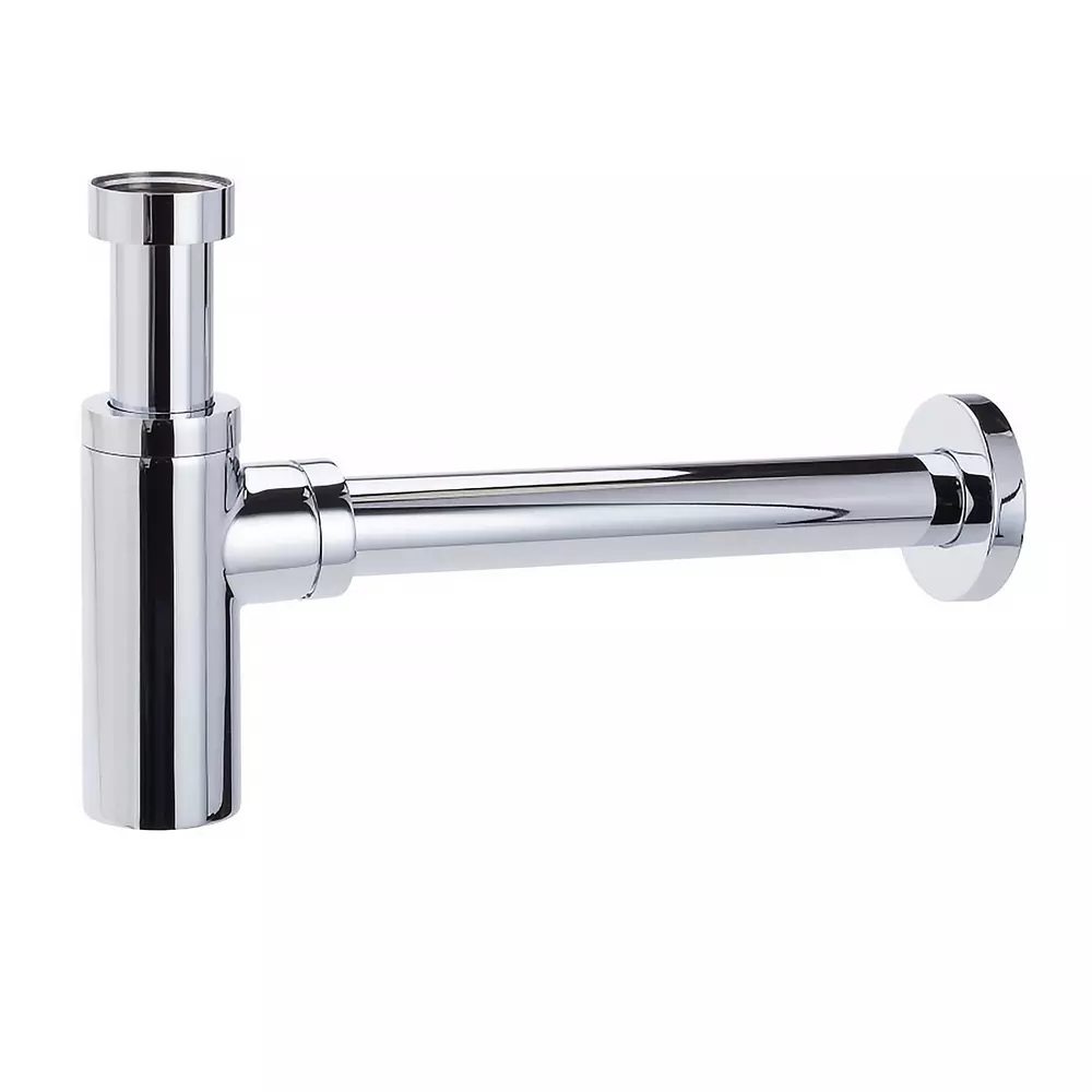 Instalatii sanitare, termice & climatizare - Sifon lavoar Fdesign Kleome, universal, G 5/4'', 330 mm, metal, crom, FD7-203-11