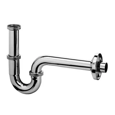 Instalatii sanitare - Sifon lavoar Ideal Standard A2305AA, 1 1/4'', universal, alama, slid metalic, ornament, crom
