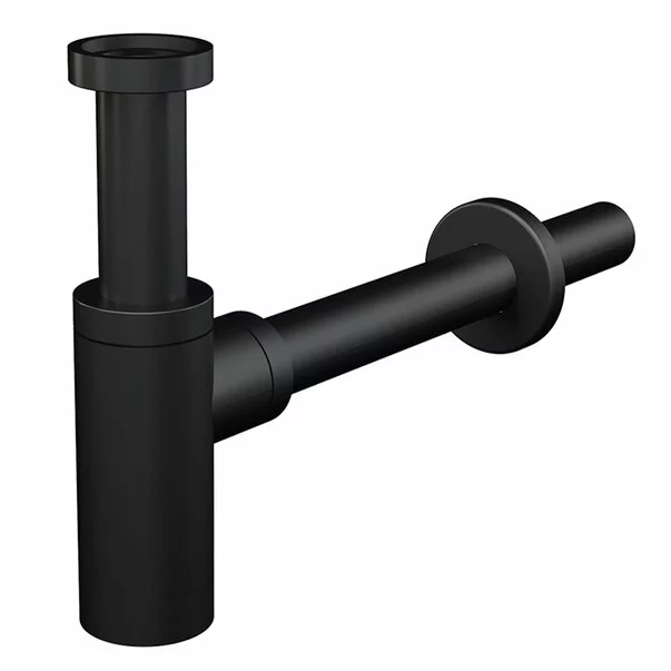Instalatii sanitare - Sifon lavoar negru Alca A400BLACK DN32 metalic