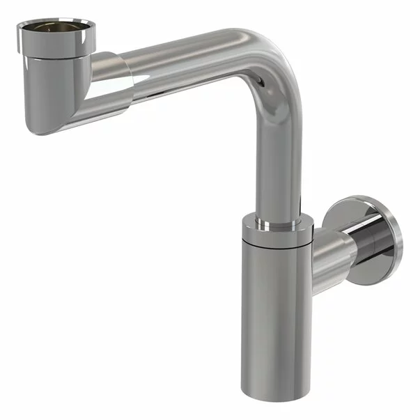 Instalatii sanitare - Sifon lavoar pentru economie spatiu Alca A403 DN32 metalic