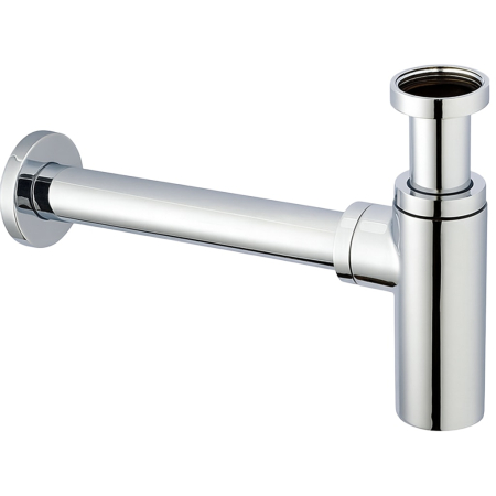 Sifon lavoar Remer Rubinetterie Minutery 958L, design cilindric, diametru 32 mm, G 1 1/4, alama cromata [2]