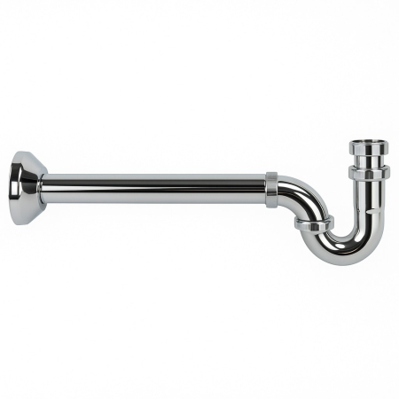 Sifon lavoar Remer Rubinetterie Minutery 971Z114, tip S, 1” 1/4, crom lucios, anti-miros neplacut, zamac [1]