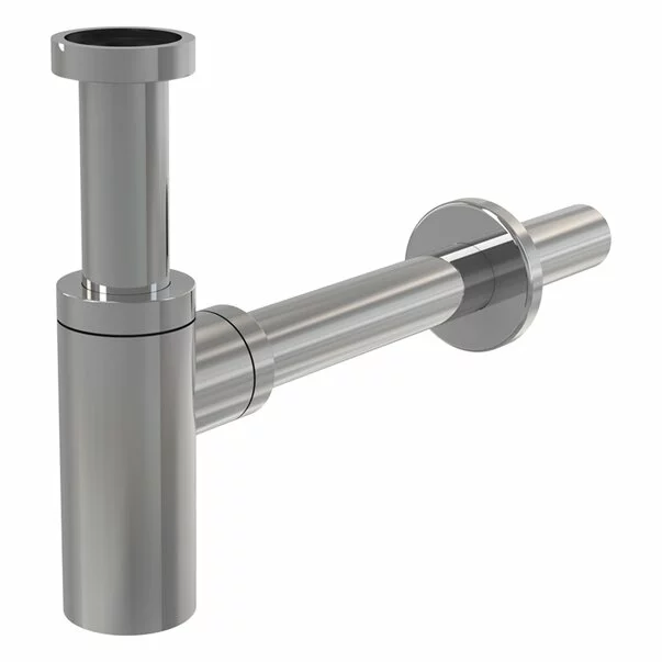Instalatii sanitare - Sifon lavoar rotund Alca A400 DN32 metalic