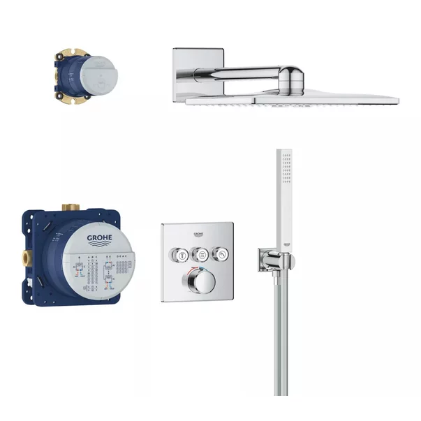 Sistem de dus cu termostat Grohe Grohtherm SmartControl Rainshower SmartActive 310 Cube [1]