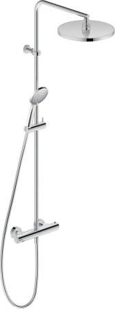 Sistem de dus Duravit B24280008010, B.2, tip incastrare aparent, pentru dus, pentru un dus confortabil zilnic, crom [2]