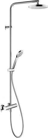 Baie - Sistem de dus Duravit B24280008010, B.2, tip incastrare aparent, pentru dus, pentru un dus confortabil zilnic, crom