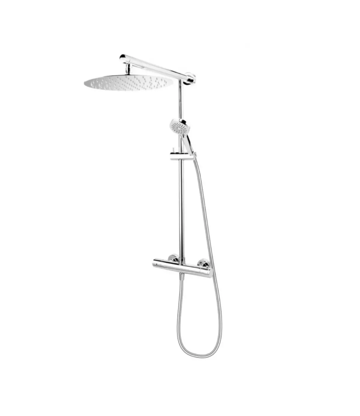 Seturi de dus - Sistem de dus FDesign Anima FD5-ANA-7U-11, 1/2'', aparent, termostat, 300 mm, 1 pulverizare, anti-calcar, crom