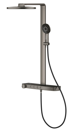 Sistem de dus Grohe 101680AL00 SPA Aqua Pure, termostat, palarie dus 360 mm, debit 15 l/min, grafit mat [3]