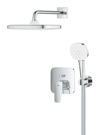 Sistem de dus Grohe 1053360000, dus Cubeo, tip incastrare incastrat, pentru dus, tip comanda monocomanda, crom [2]