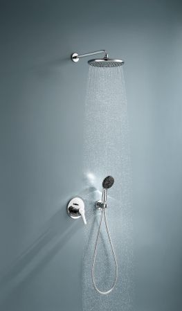 Sistem de dus Grohe 25292000, Start, tip incastrare incastrat, pentru dus, tip comanda monocomanda, crom [2]